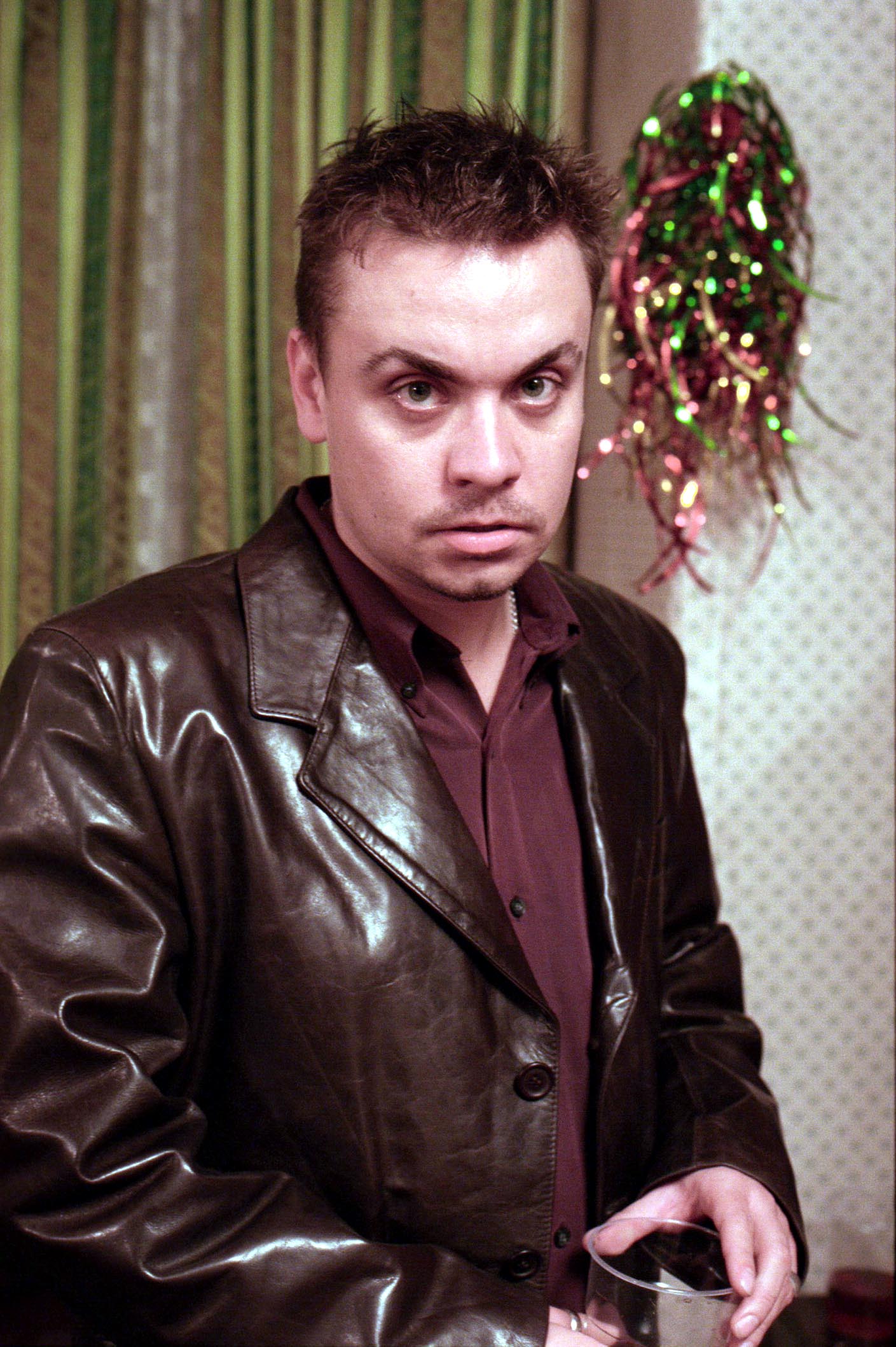 Jez Quigley looks stern in Coronation Street