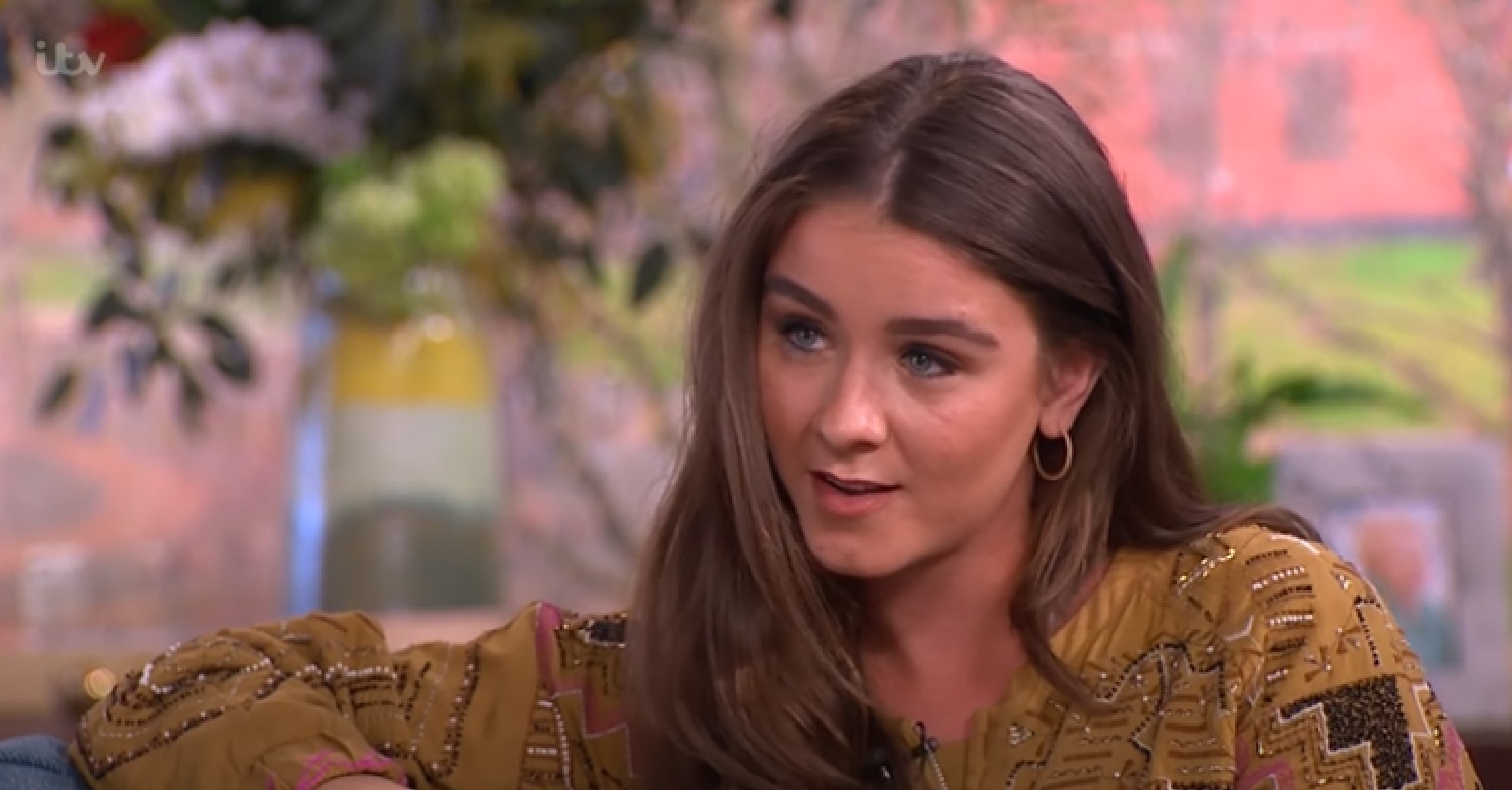 Brooke Vincent during interview on This Morning 