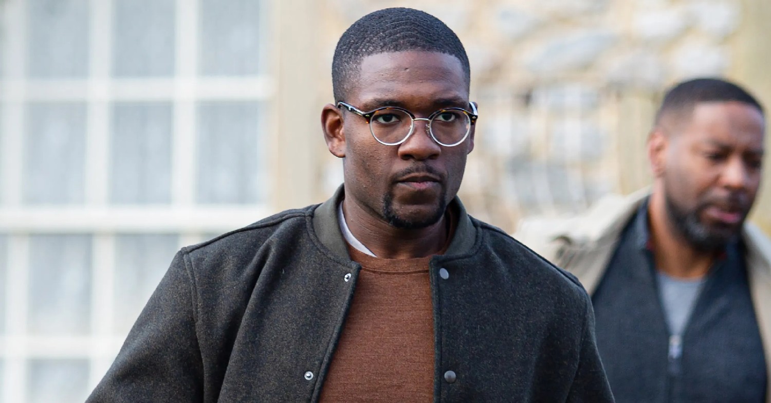 Ethan looks serious in Emmerdale