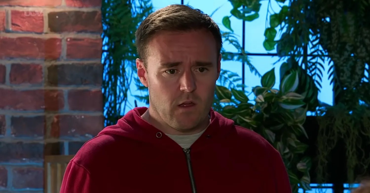 Tyrone smells like petrol and regret, we imagine (Credit: ITV)