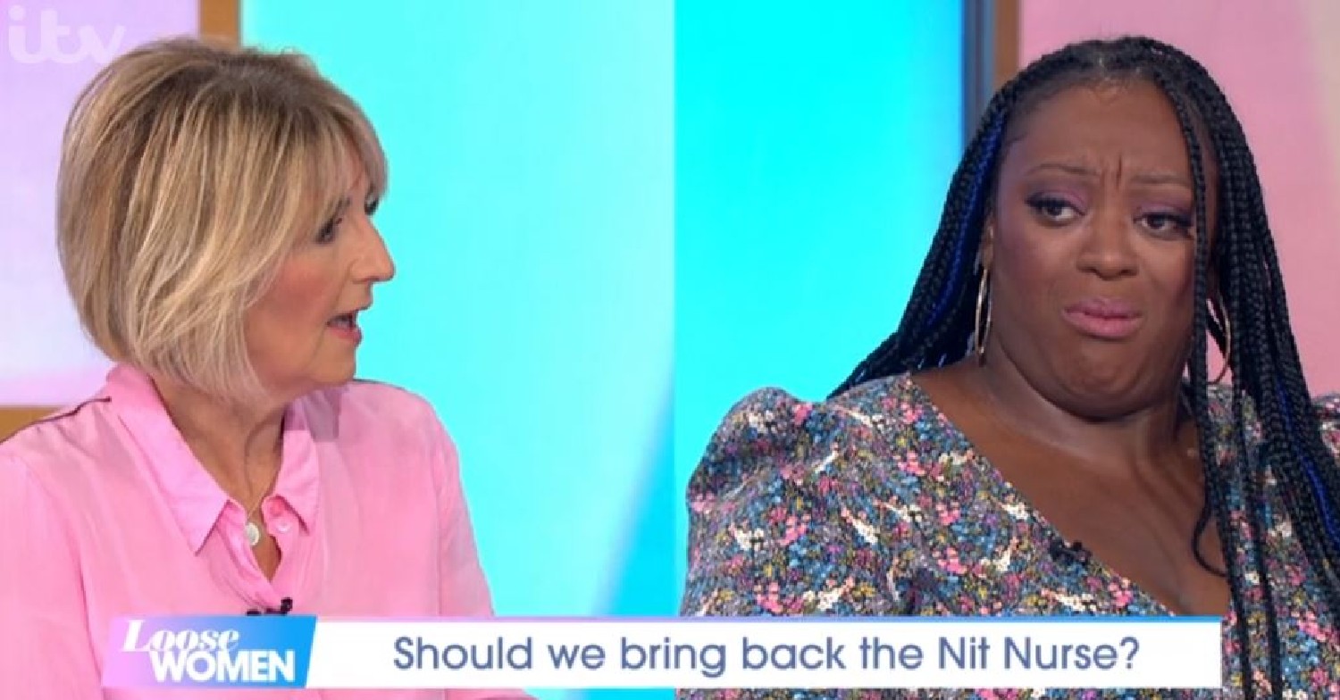 Kaye Adams and Judi Love on Loose Women today April 22, 2022