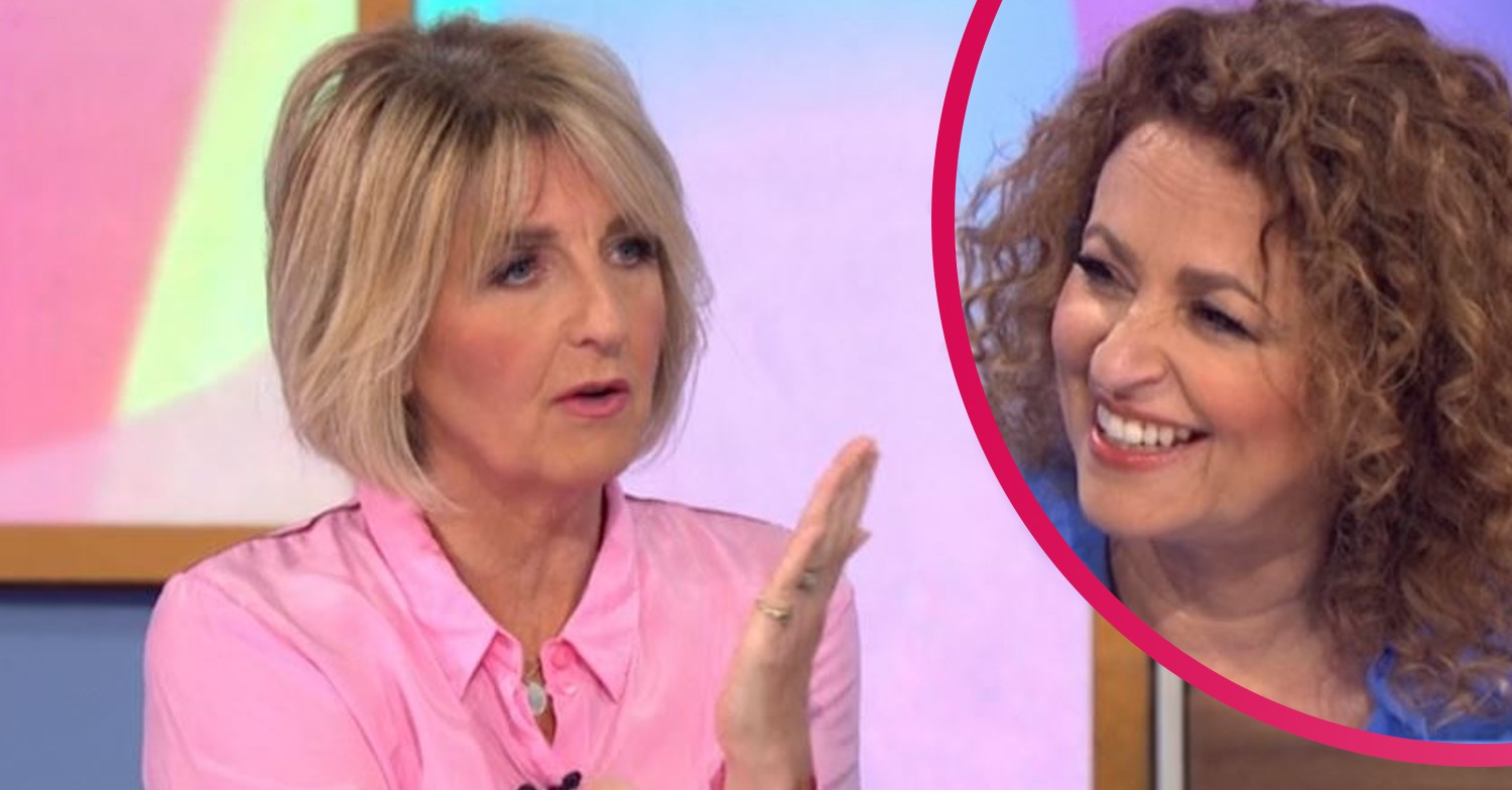 Kaye Adams and Nadia Sawalha on Loose Women today April 22, 2022
