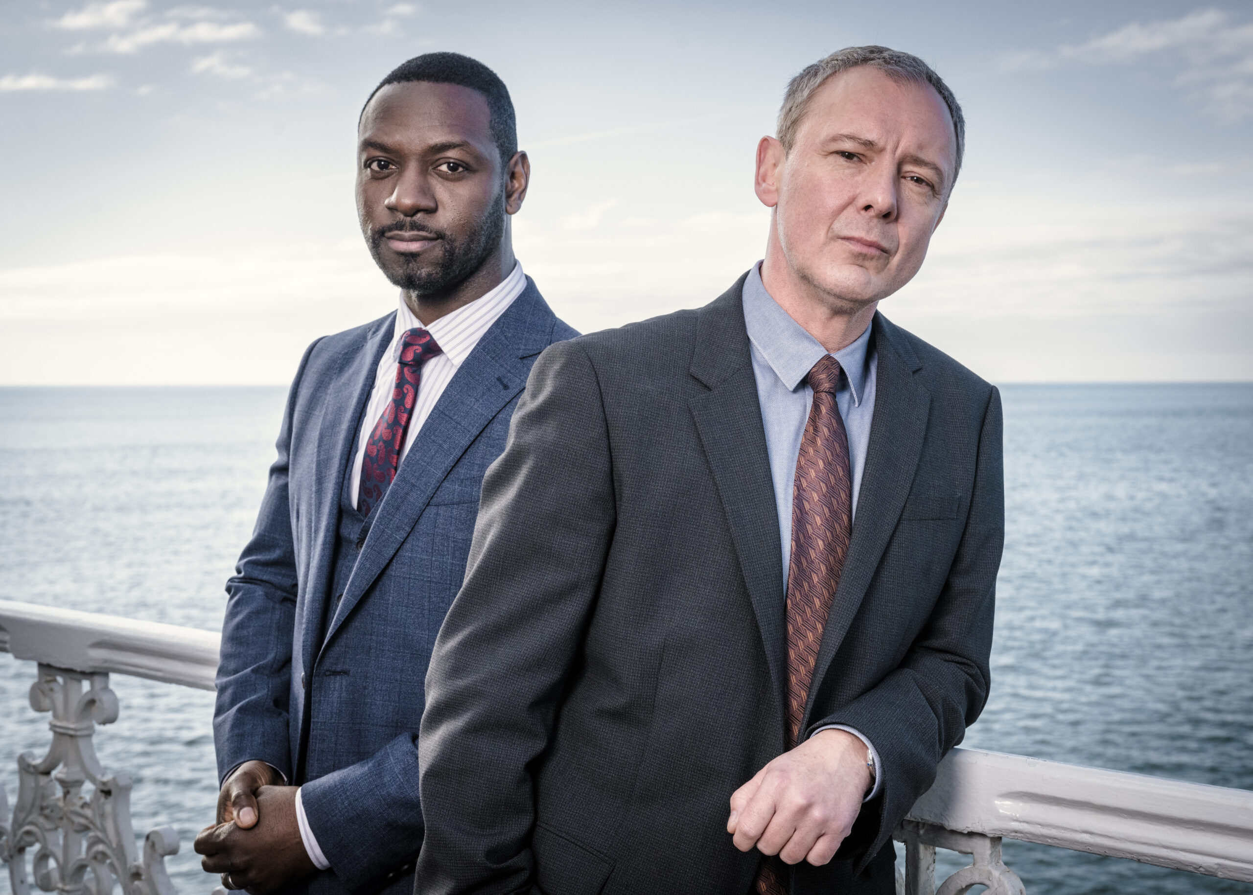Richie Campbell and John Simm star in Grace series 2