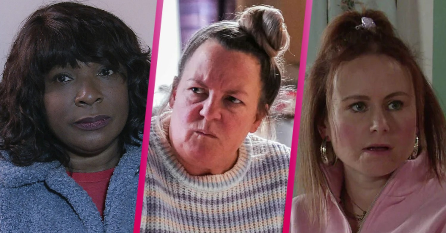 Coronation Street Aggie and Gemma and EastEnders Karen