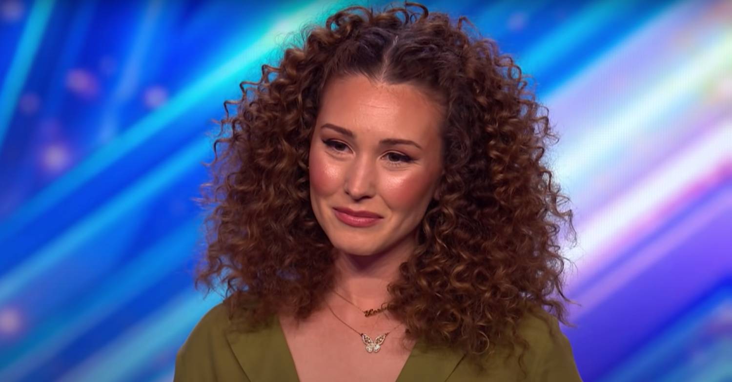 BGT singer Loren Allred smiles as she auditions