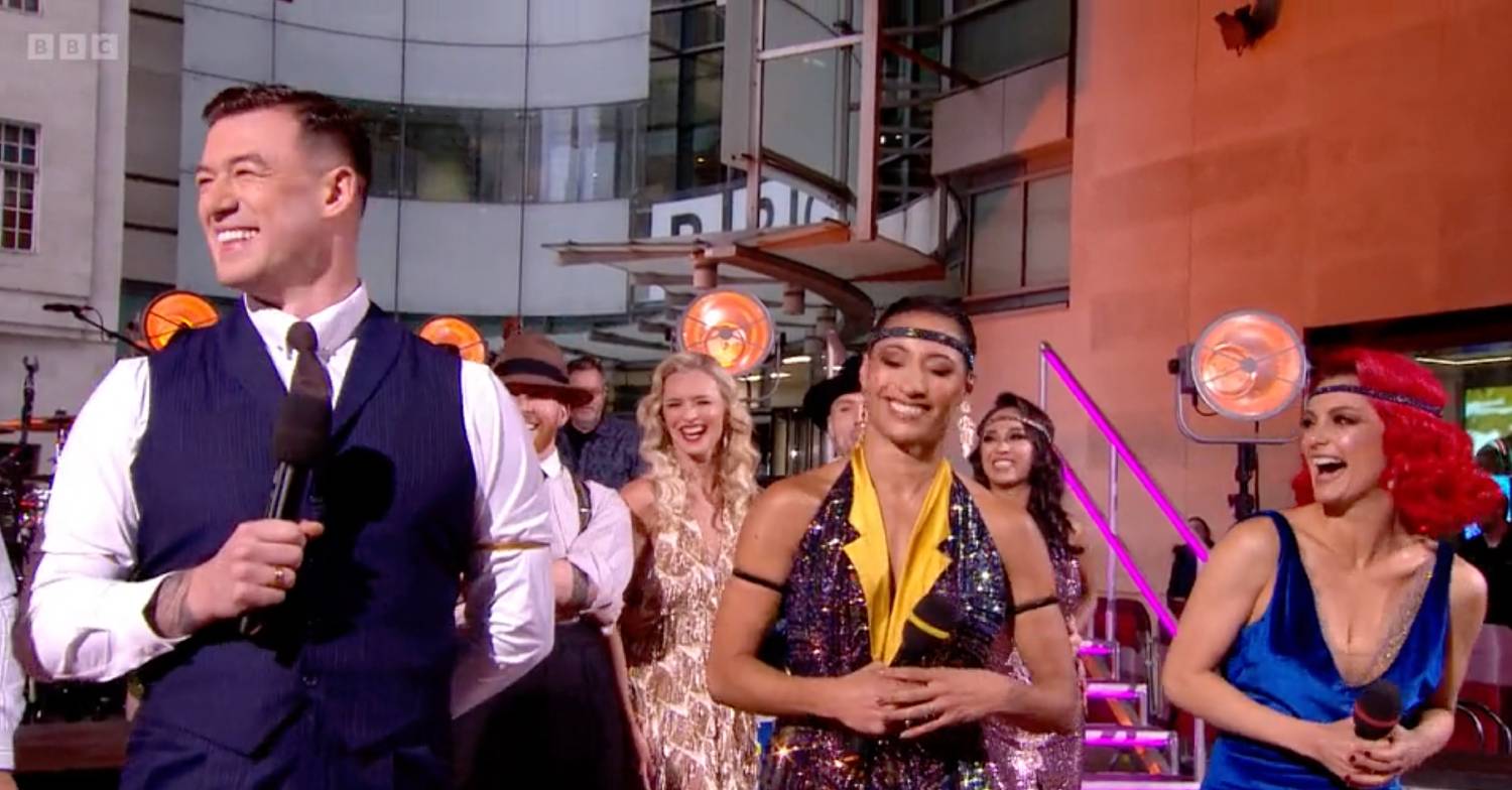 Stars laugh at Kai and Nadiya joke on The One Show