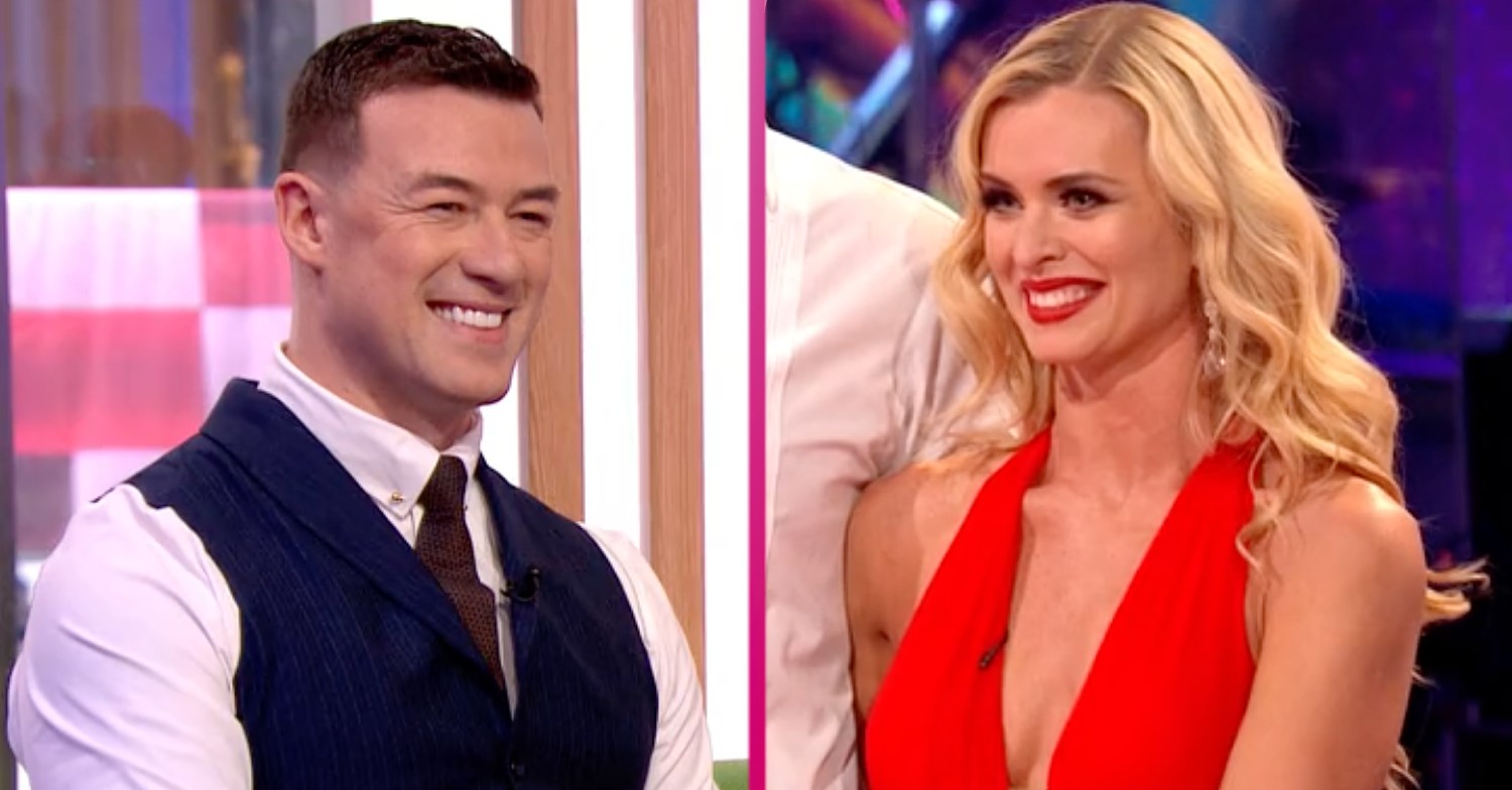 Strictly Come Dancing stars Kai Widdrington and Nadiya Bychkova grinning