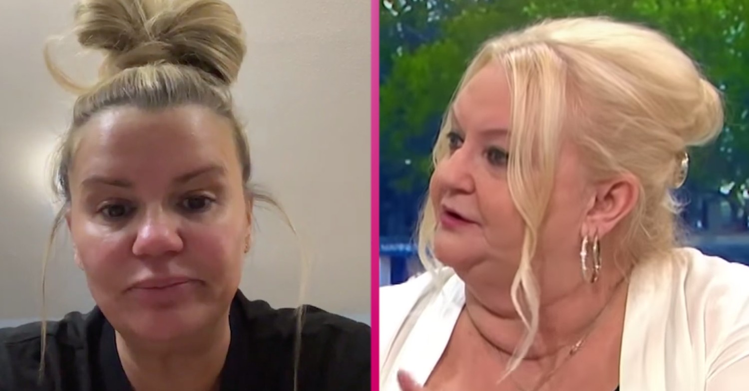 Kerry Katona gives emotional update on her mum's health 'following heart attack'