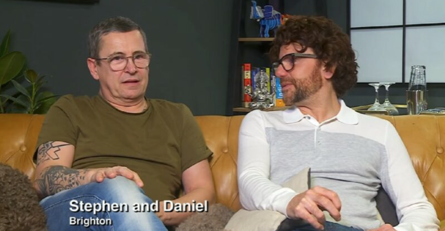 Stephen and husband Daniel