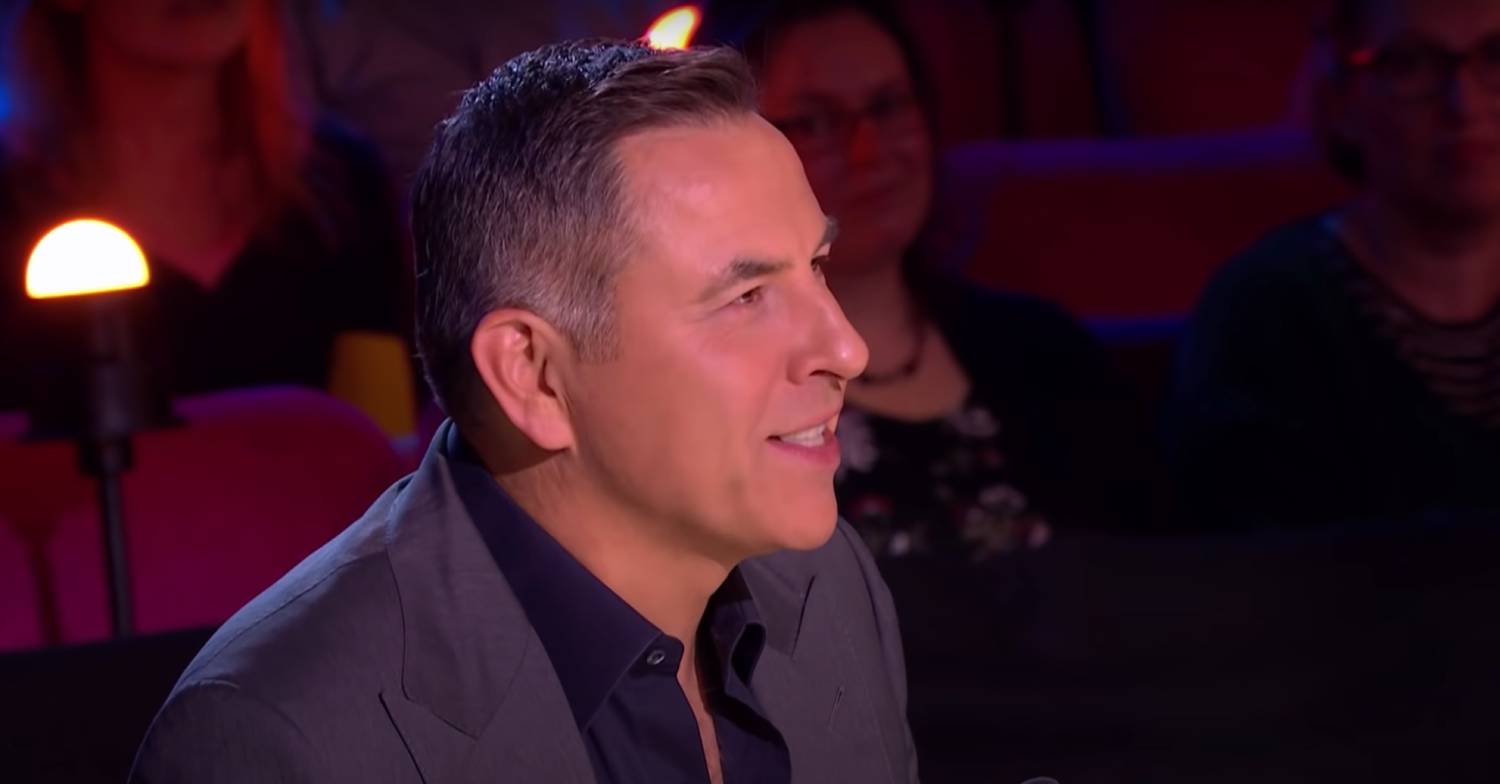 David Walliams looking impressed on BGT