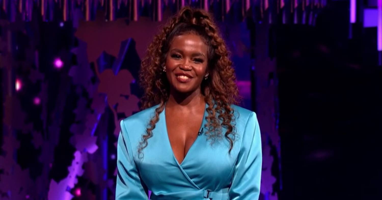Romeo and Duet star Oti Mabuse smiles