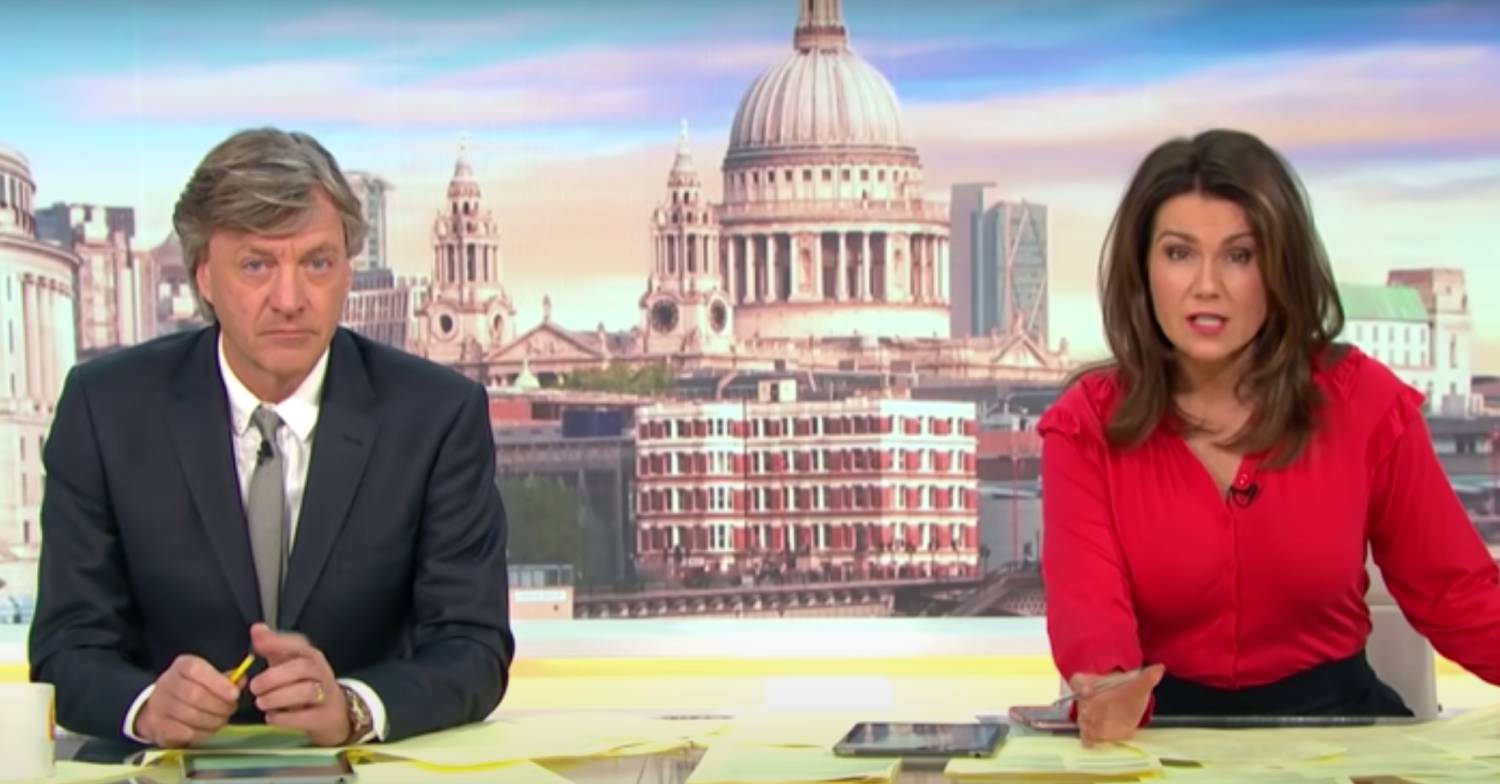 Susanna Reid co-hosting GMB alongside Richard Madeley