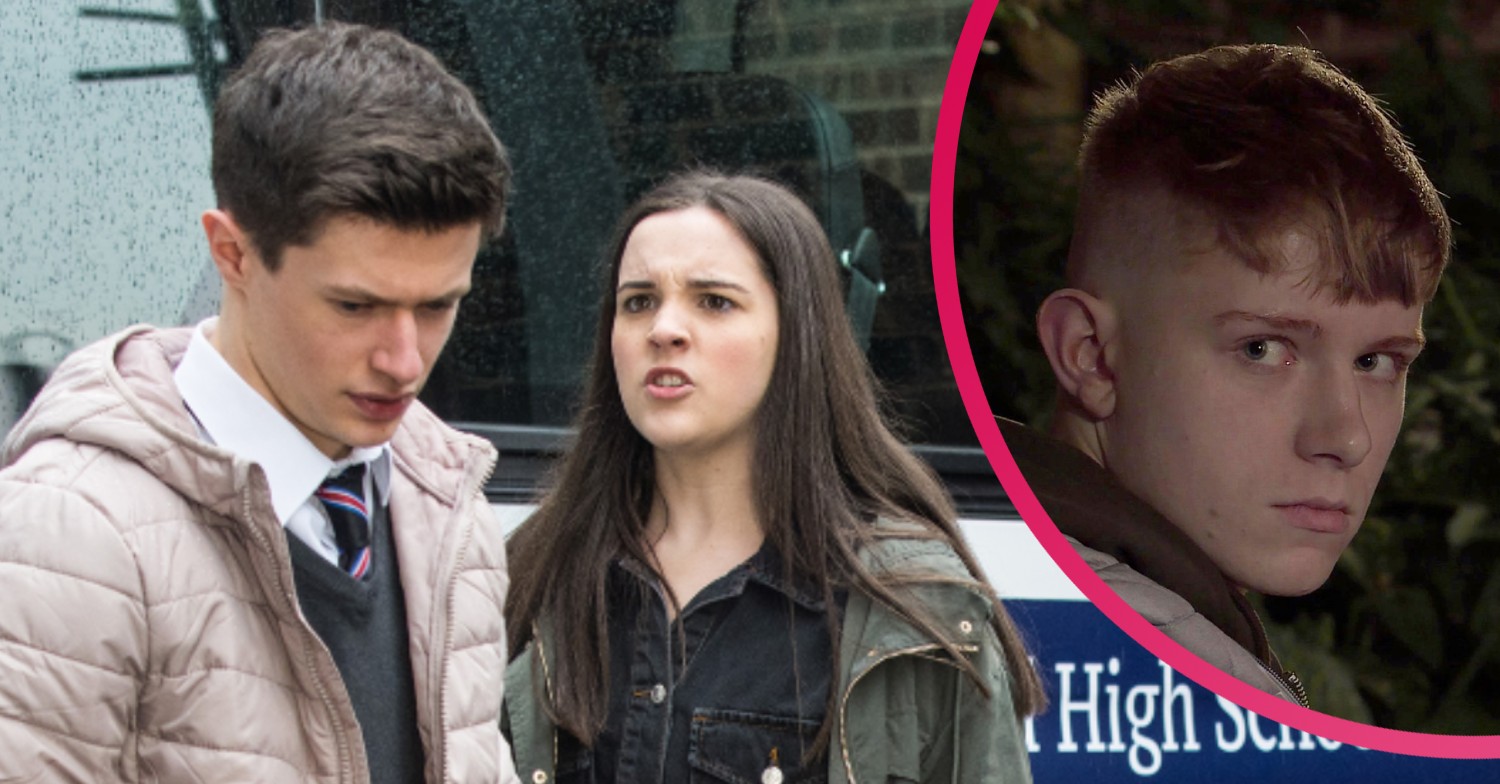 Amy Barlow looking angry in Coronation street spoilers