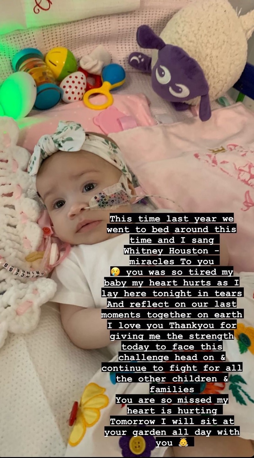 One of the last pictures of Azaylia Cain