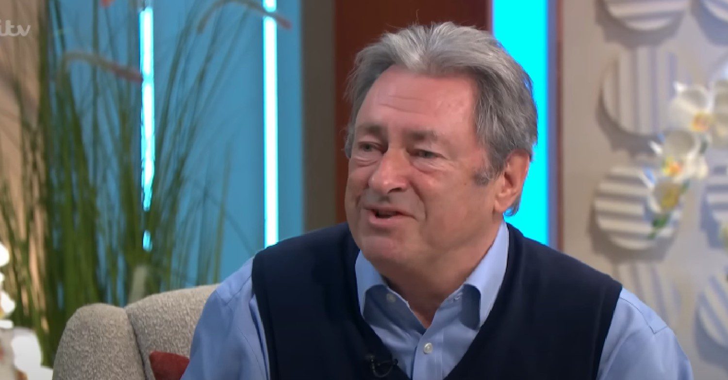 Alan Titchmarsh speaking on Lorraine