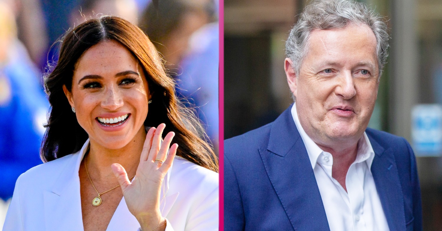 Piers Morgan and Meghan Markle main image split screen