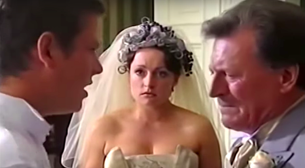Mike is stunned when Linda and Mark reveal their affair on his wedding day