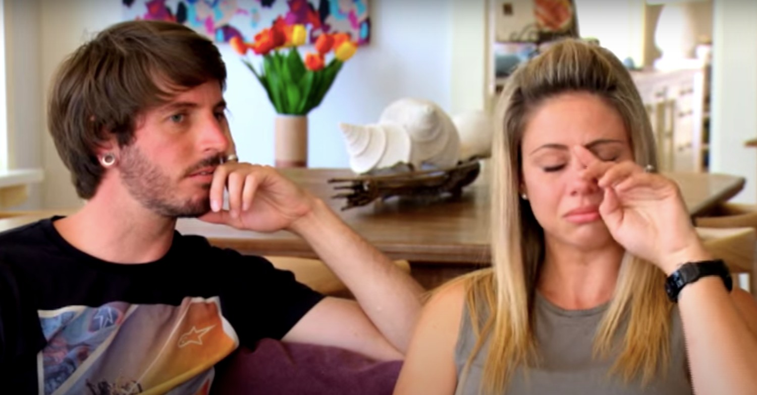 Contestants crying on Seven Year Switch Australia