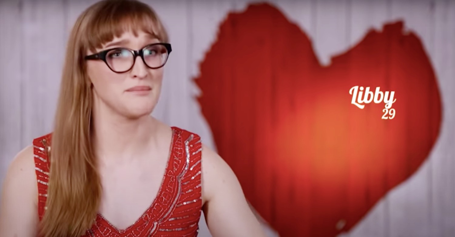 Contestant frowning on First Dates Australia on Channel 4