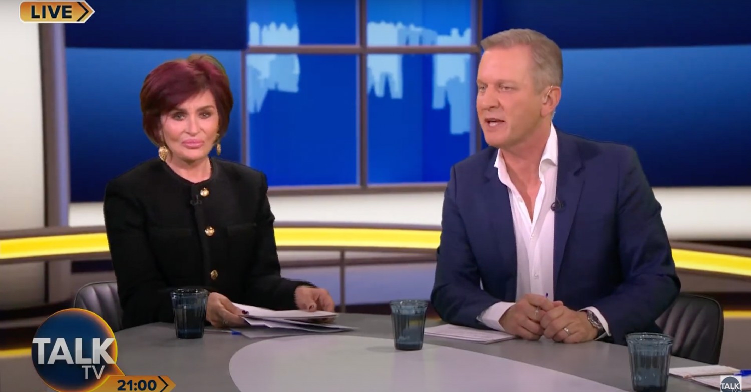 Jeremy Kyle and Sharon Osbourne on their new TalkTV show