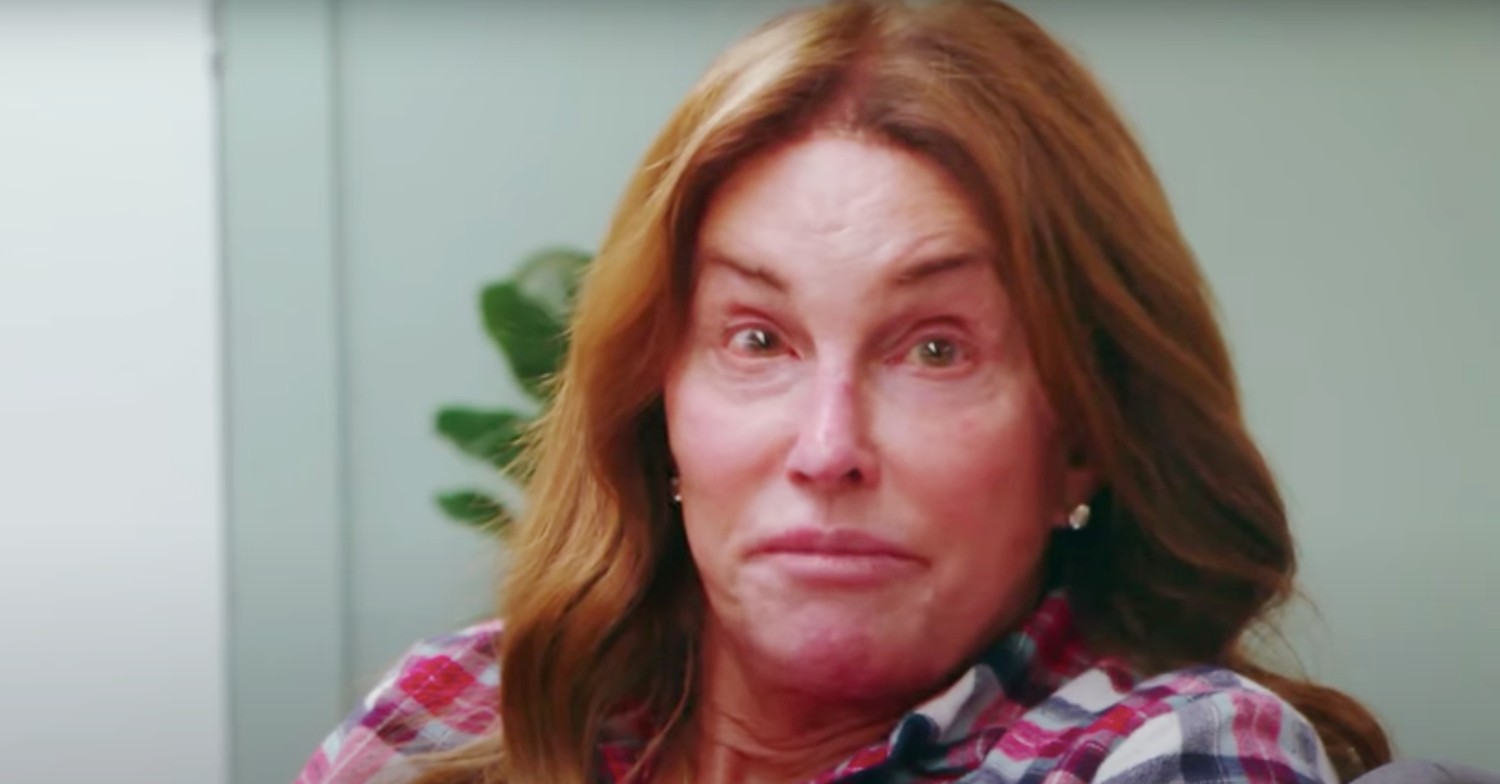 Caitlyn Jenner looking shocked on Celebrity Big Brother Australia