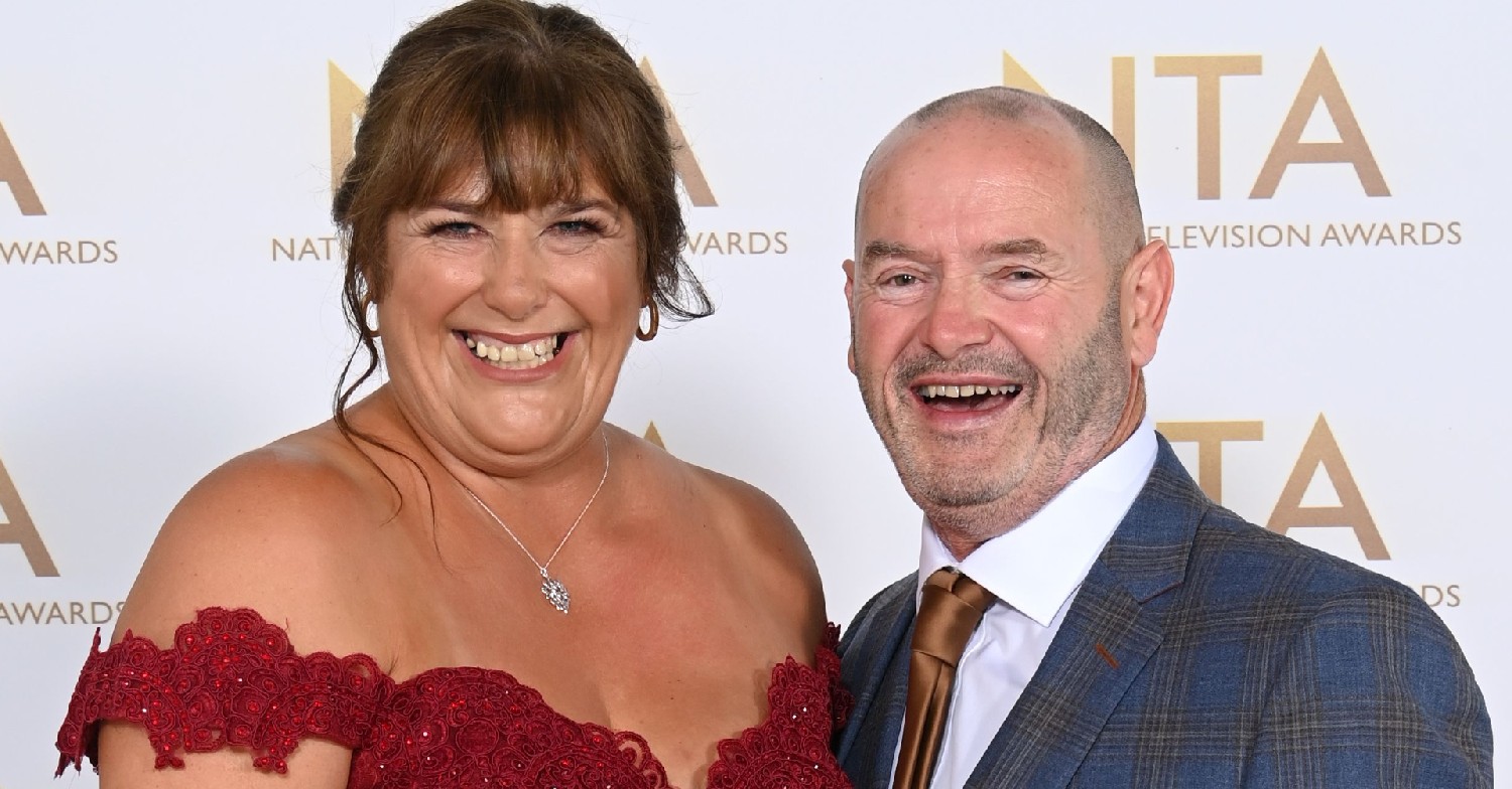Gogglebox stars Julie and Tom Malone smile at NTAs 2022