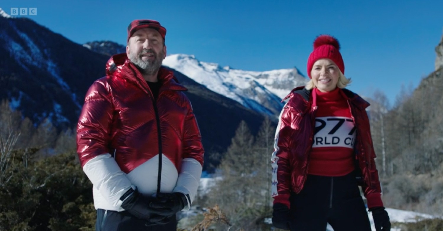 Holly Willoughby and Lee Mack on Freeze the Fear