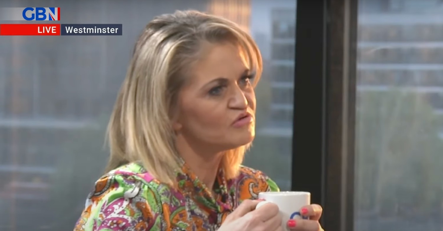 Danniella Westbrook speaking on GB News