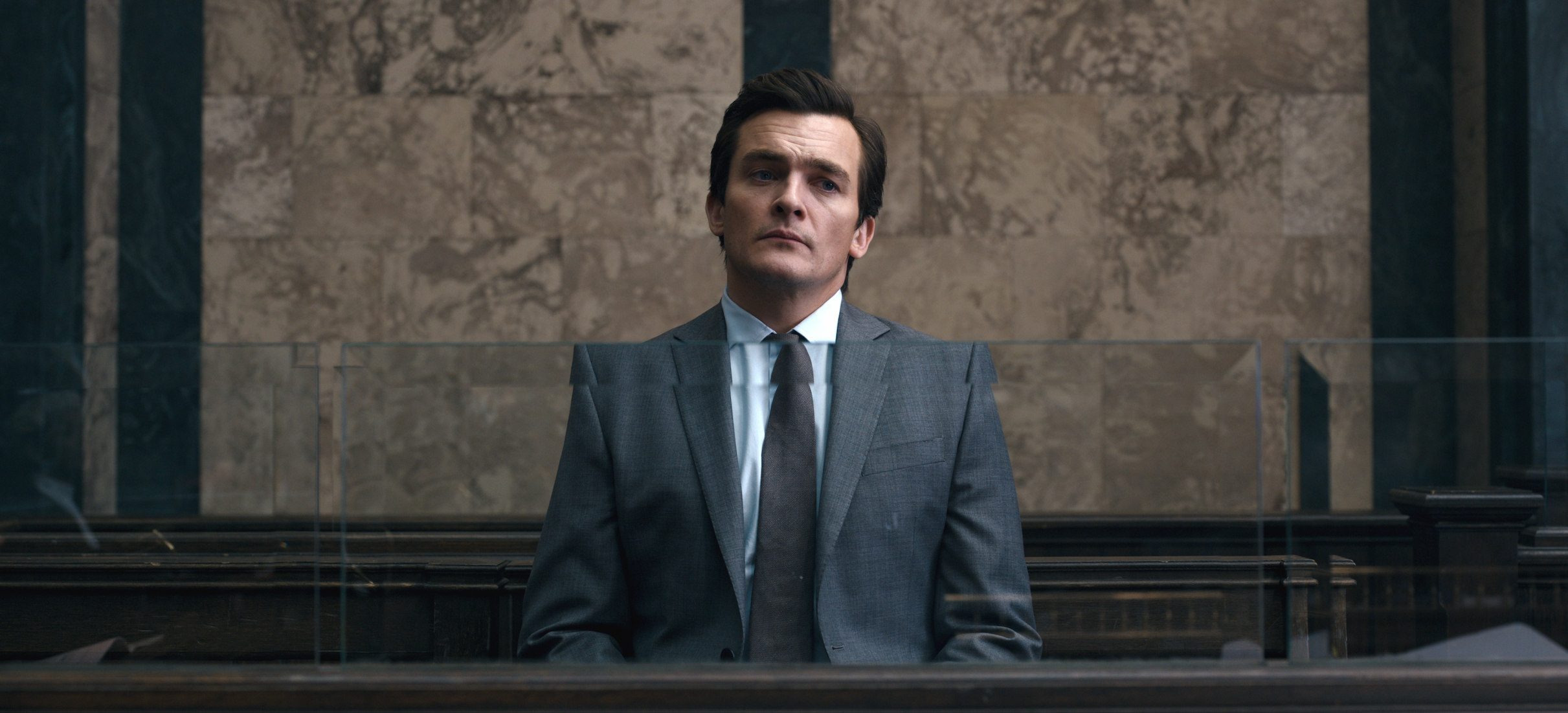 Rupert Friend as James Waterhouse in Anatomy of a Scandal