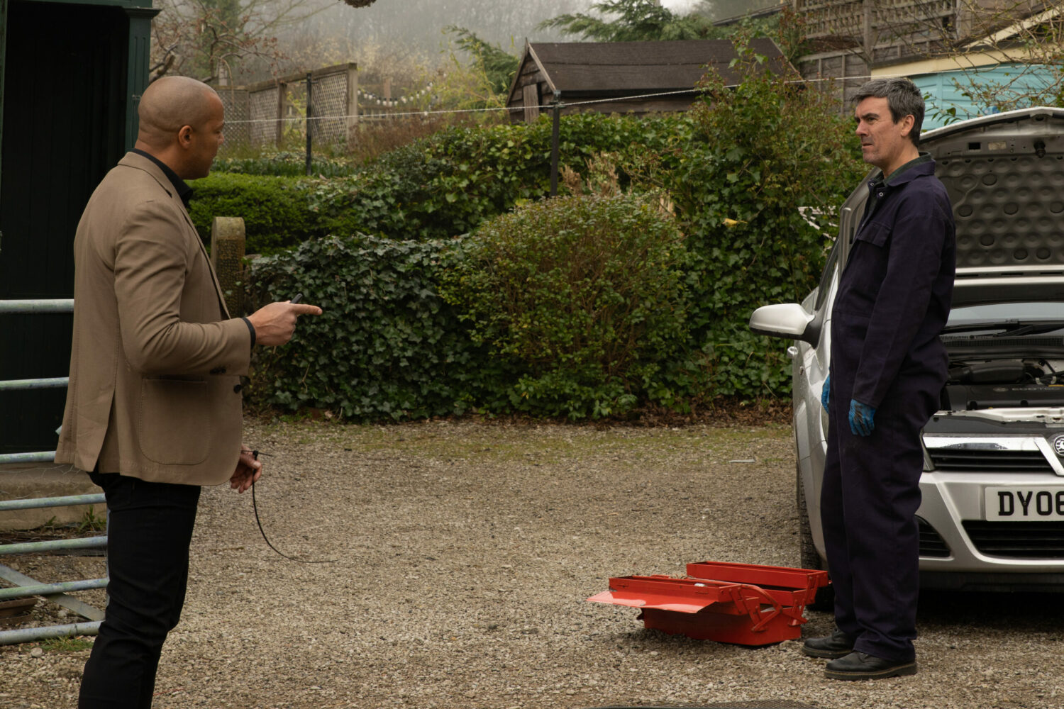 Al Chapman is fuming to find Cain Dingle has sabotaged his car again