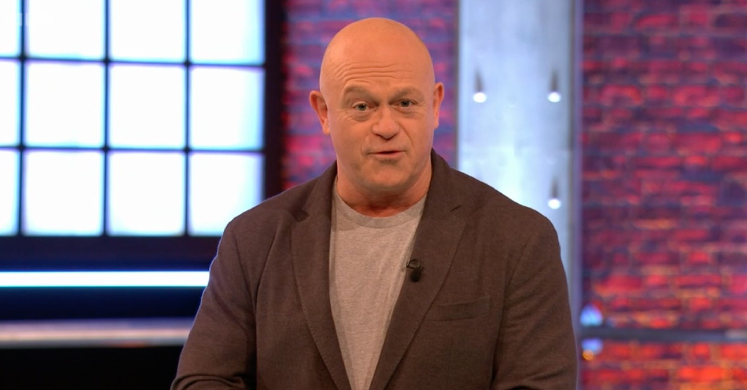 Ross Kemp talking to camera on BBC show