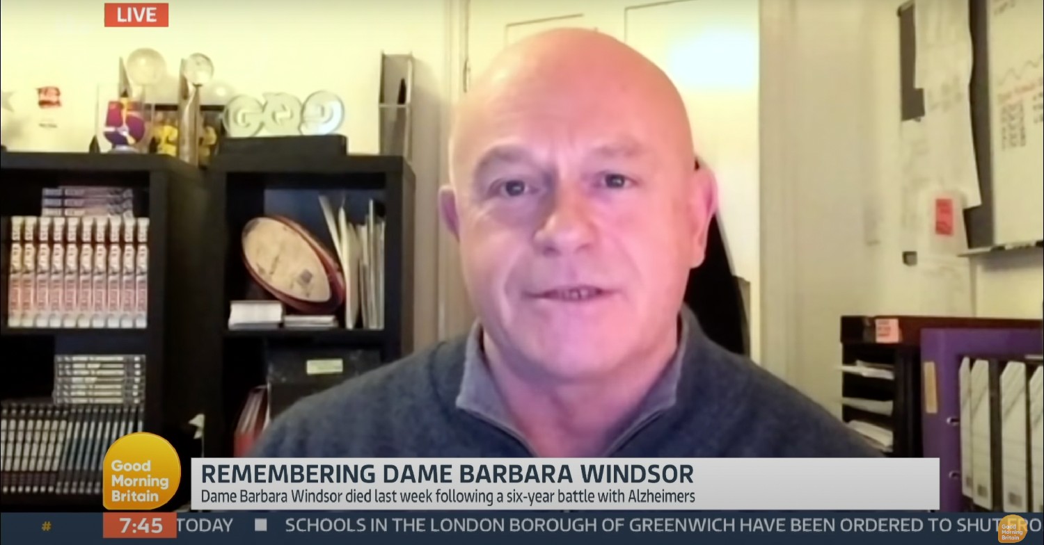 Ross Kemp on GMB speaking about Barbara Windsor