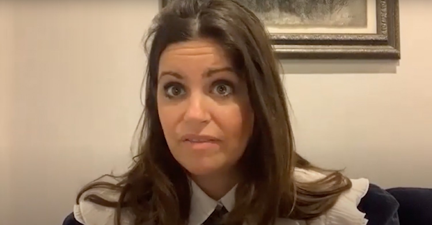 Deborah James speaks to camera on YouTube