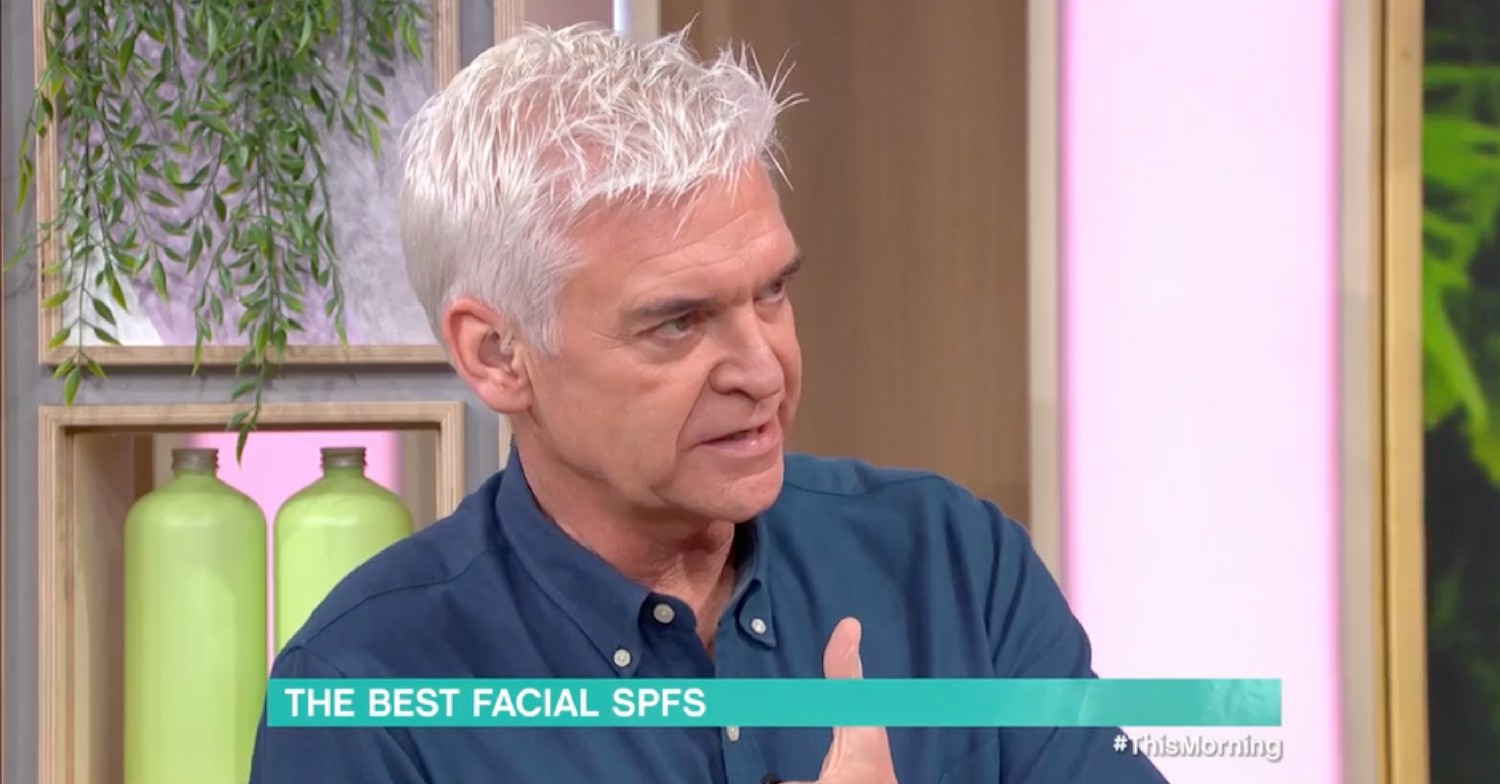 Phillip Schofield on This Morning today