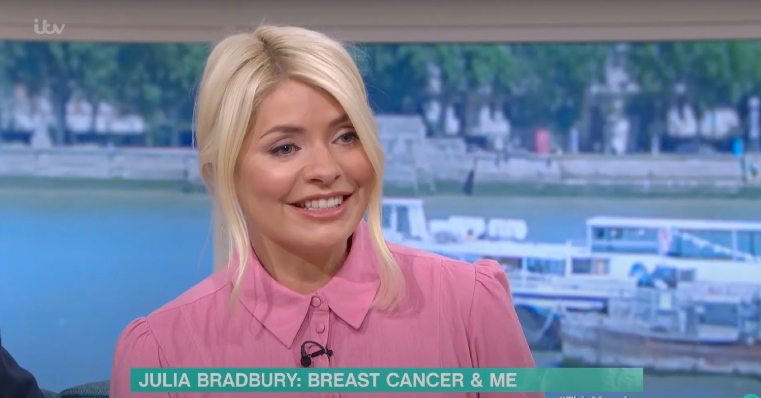 Holly Willoughby on This Morning today