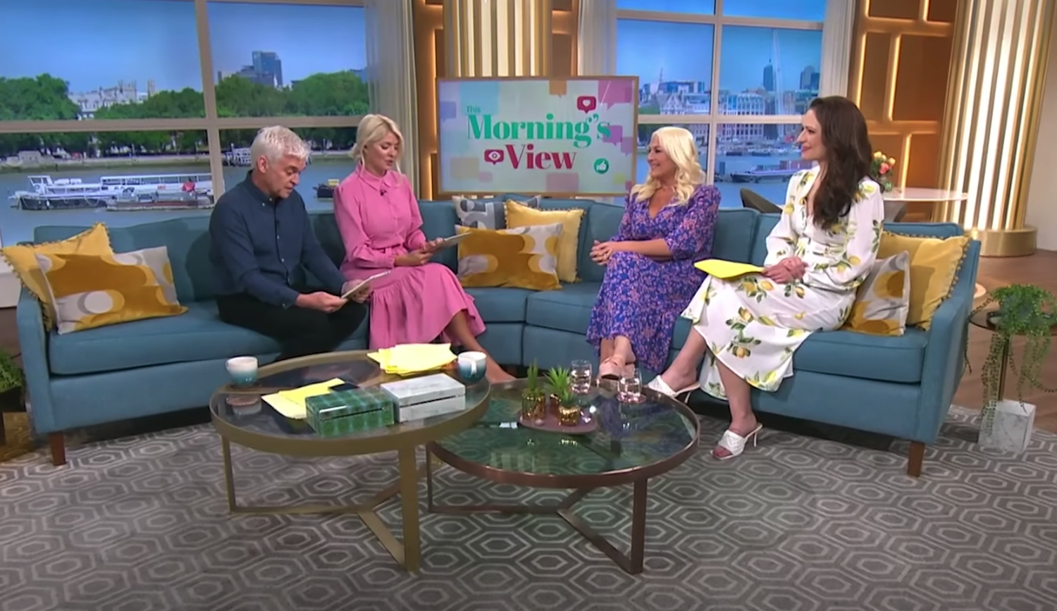Holly Willoughby discusses the disgraced MP on this Morning April 28