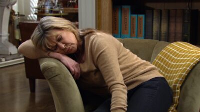 Kim faked her death again to catch Jamie out (Credit: ITV/Shutterstock)