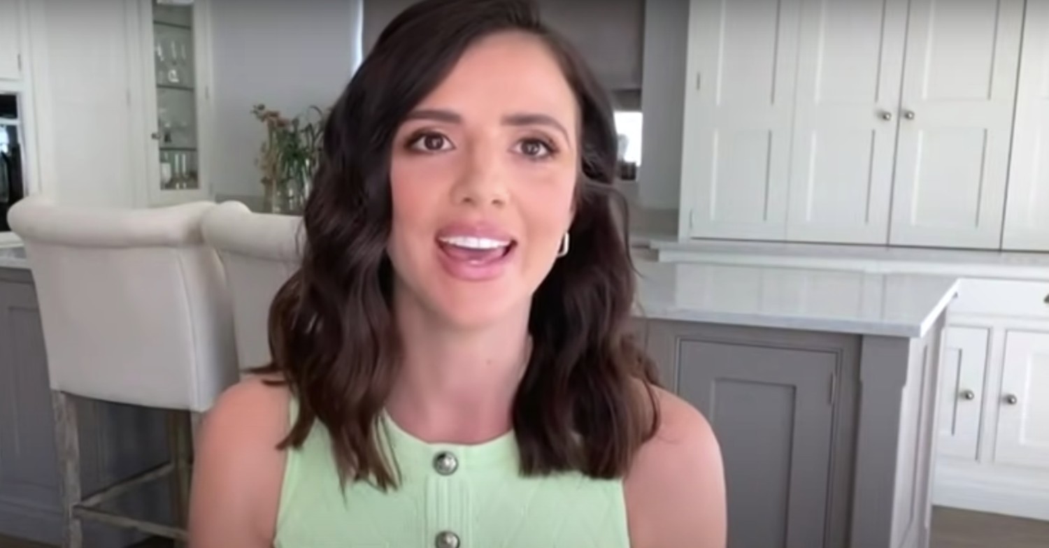 Lucy Mecklenburgh smiling on Lorraine