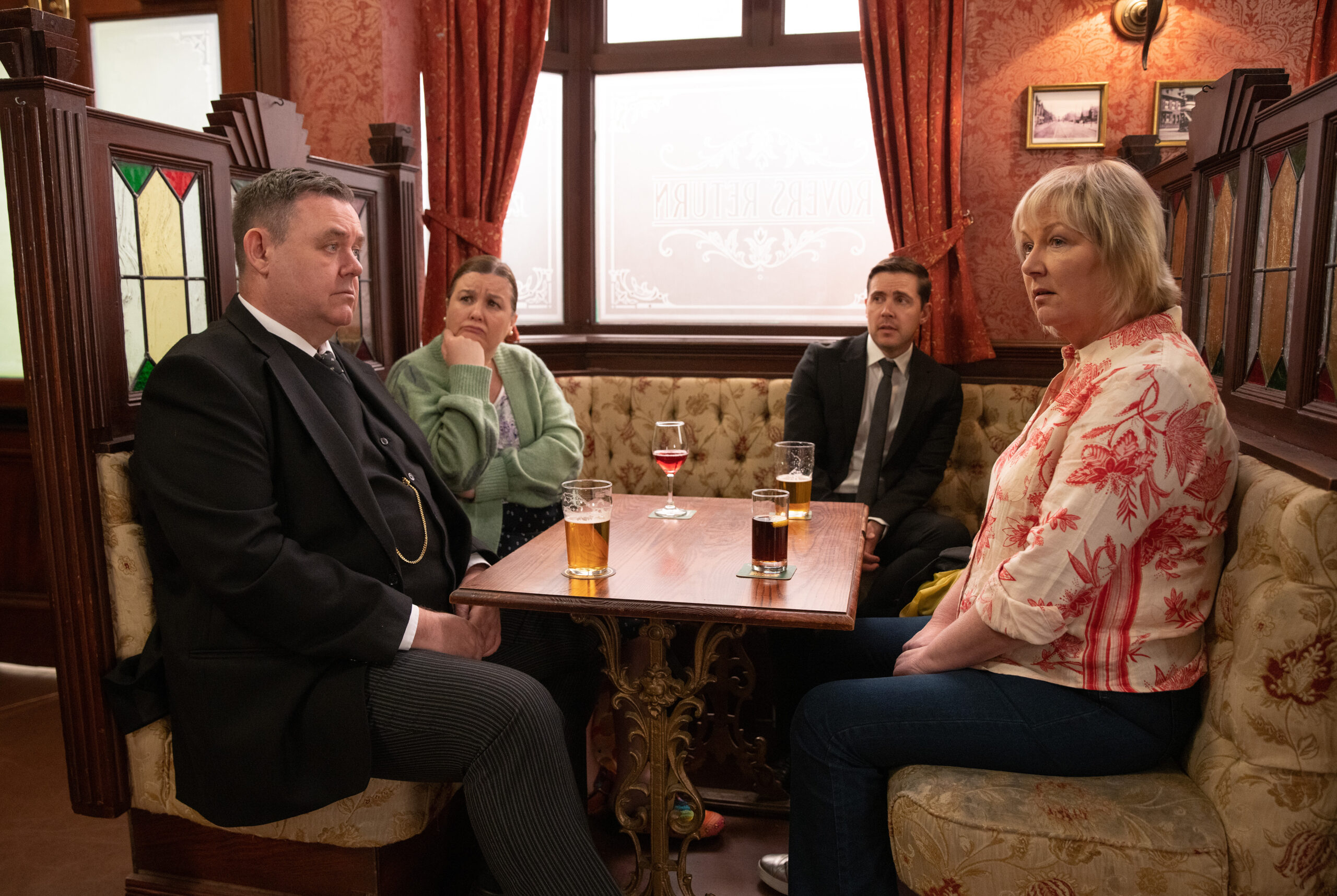 Coronation Street George confesses to Eileen in the Rovers