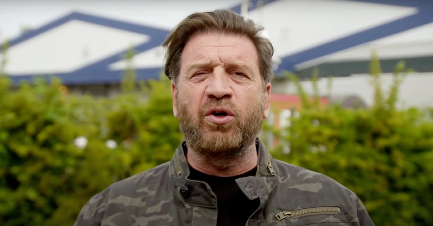 Nick Knowles speaking to camera on Channel 5