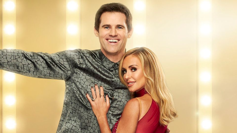 Dancing One Ice Kevin Kilbane and skater Brianne Delcourt