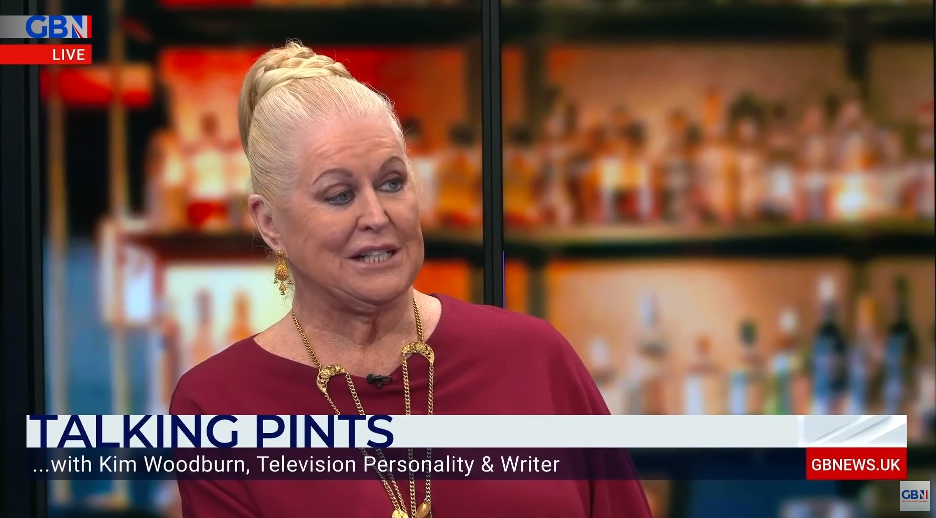 Kim Woodburn smiles on GB News