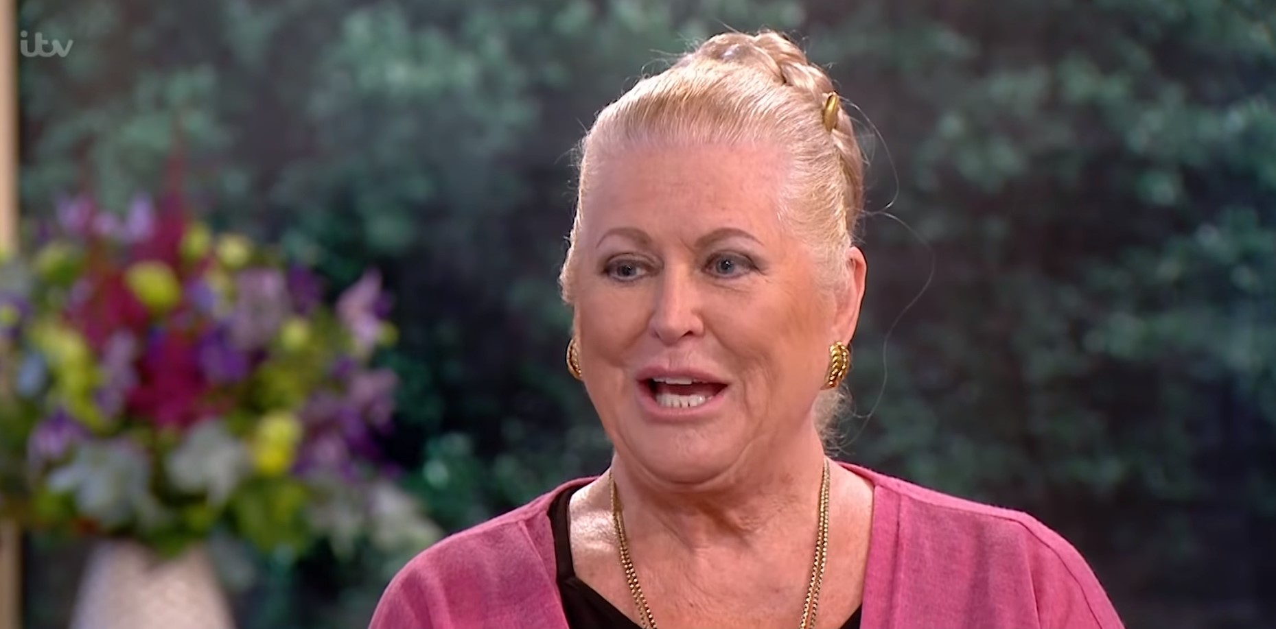 Kim Woodburn smiles on This Morning