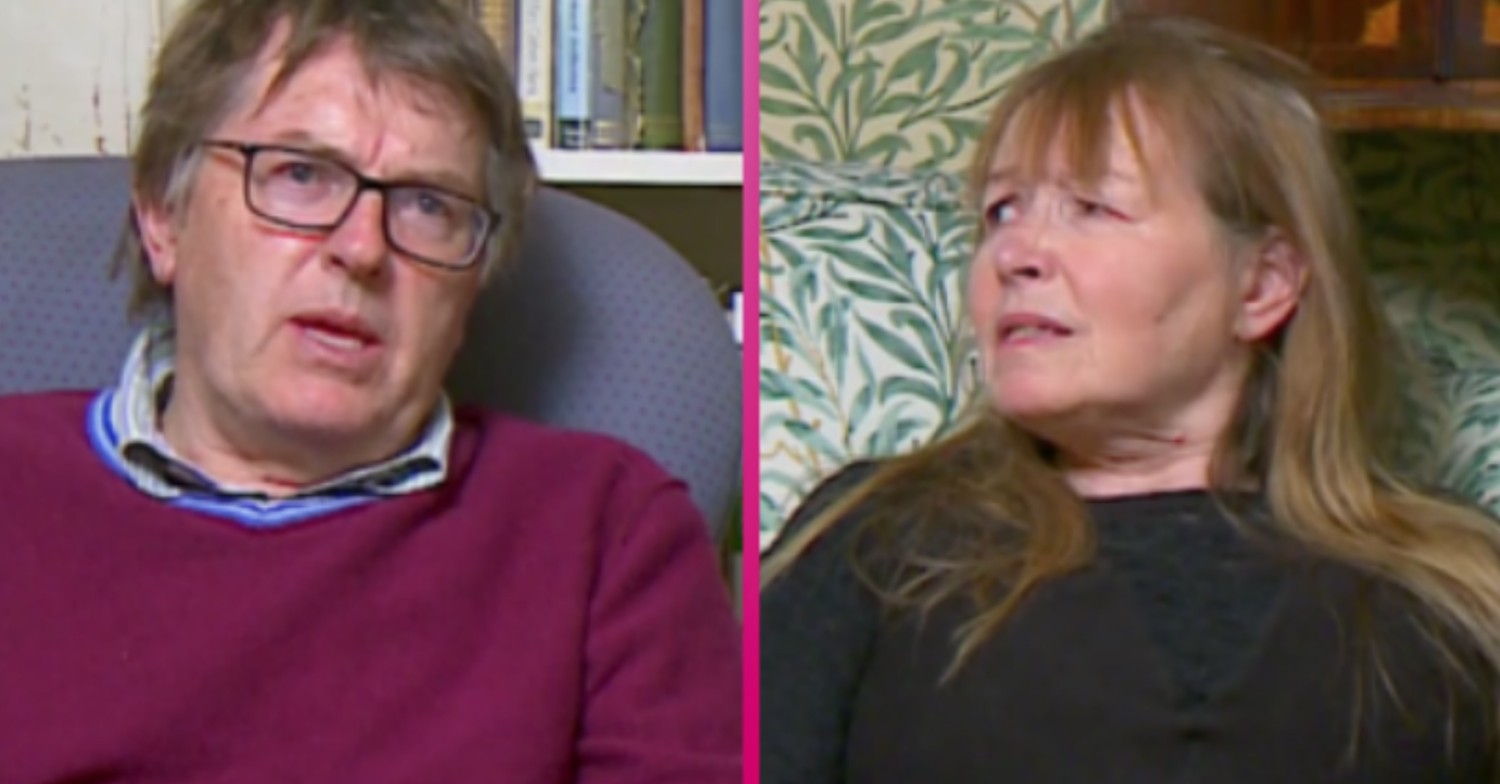 Gogglebox stars Giles and Mary