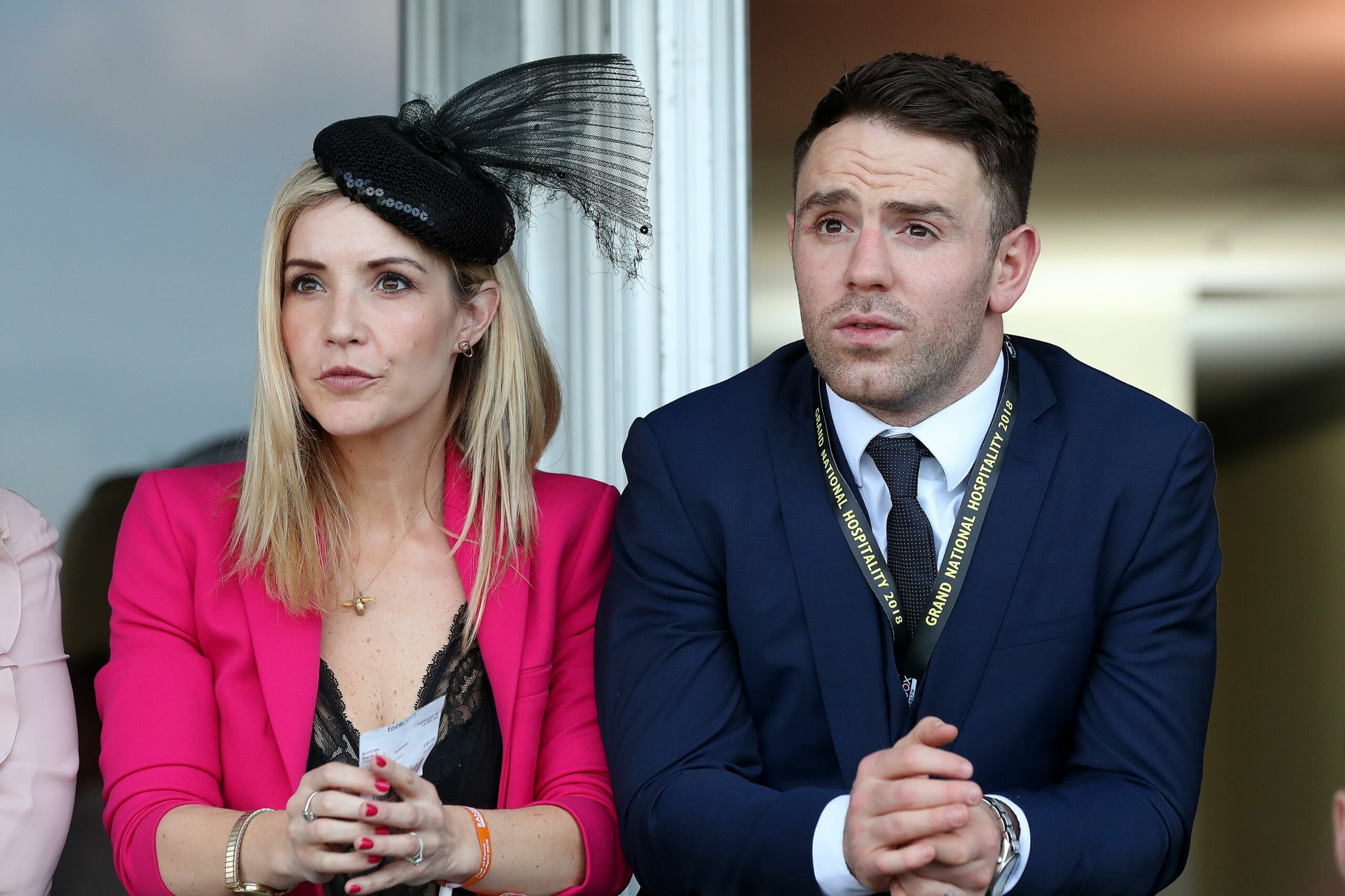 Helen Skelton with estranged husband Richie Myler at the races