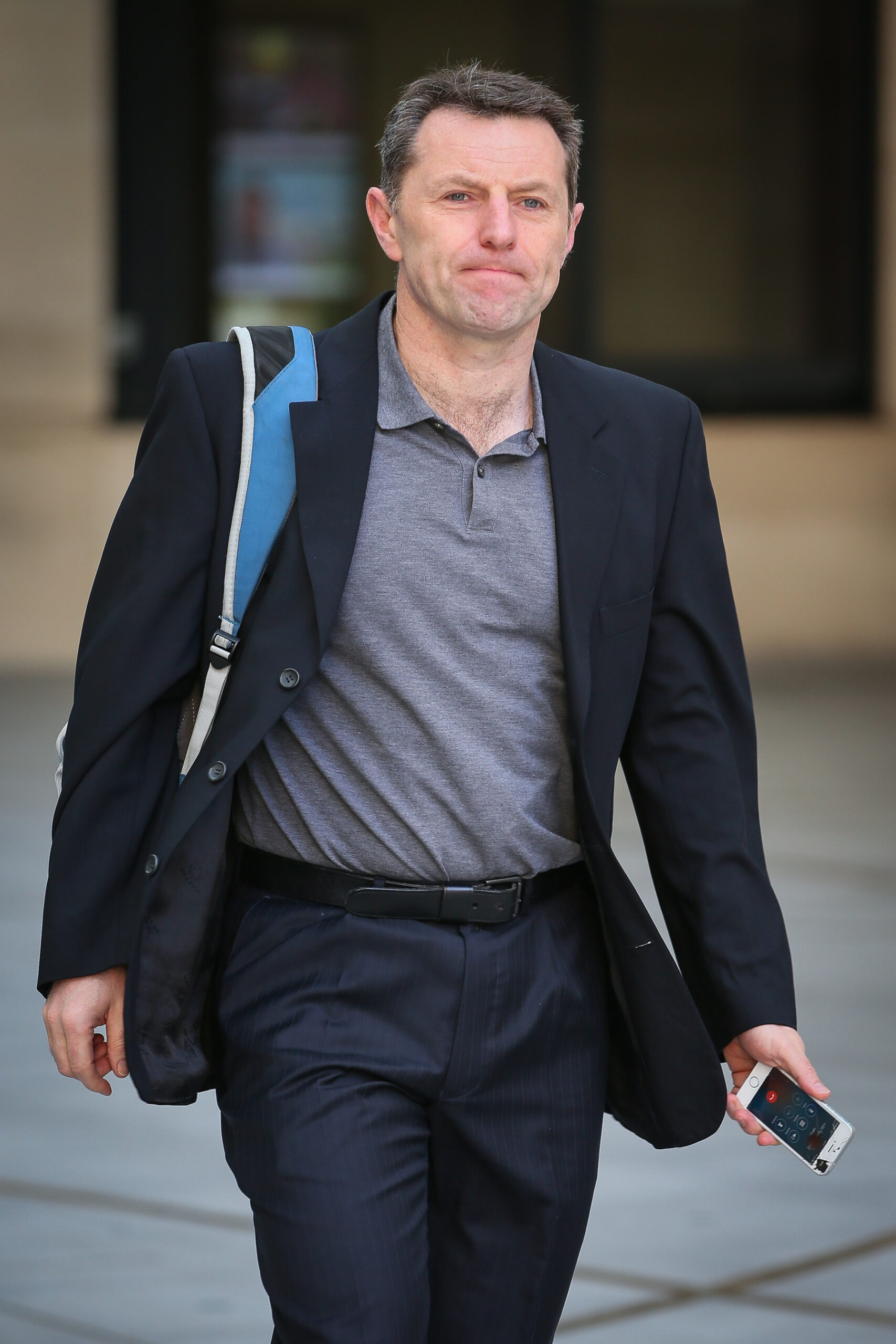 Gerry McCann looking solemn