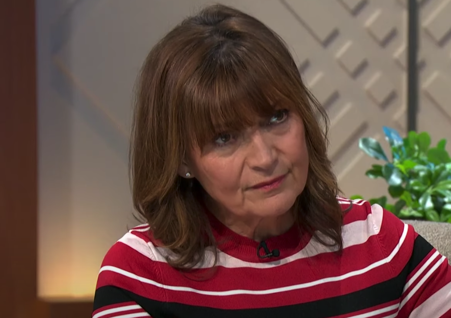 Lorraine Kelly on the Lorraine show