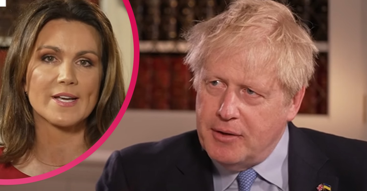 Boris Johnson interviewed by Susanna Reid on GMB