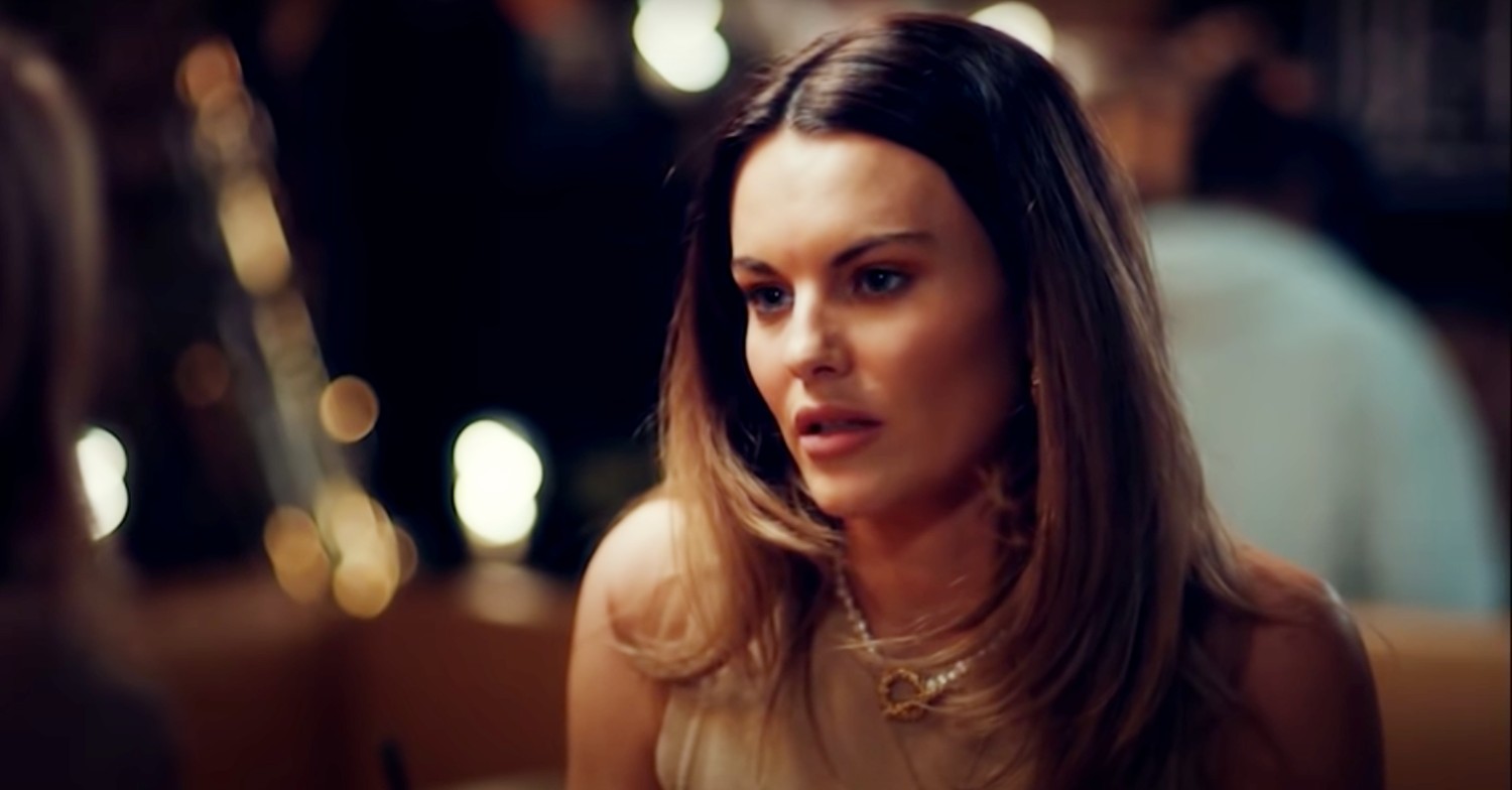 Emily Blackwell frowning on Made In Chelsea