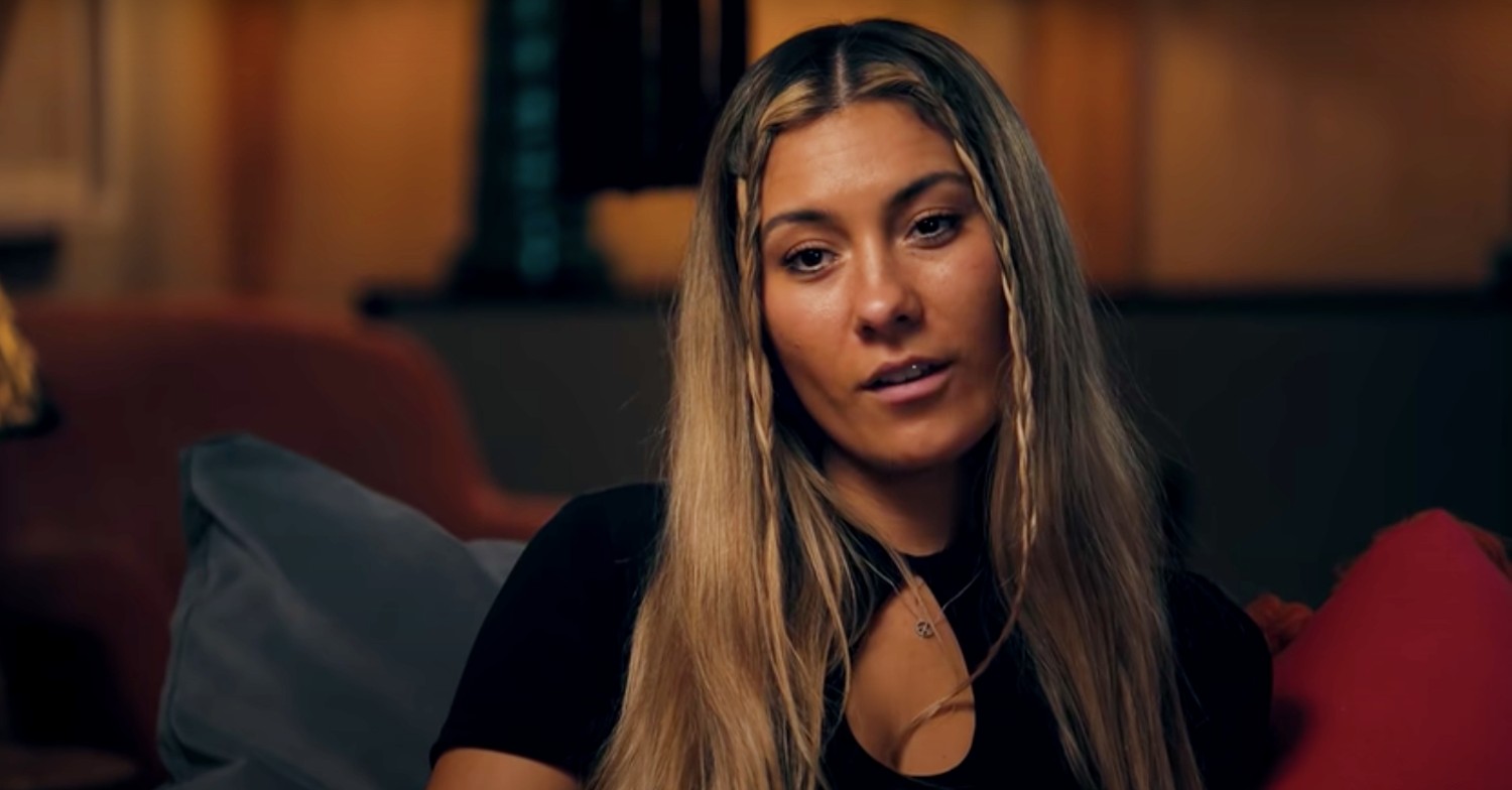 Inga Valentiner frowning on Made In Chelsea